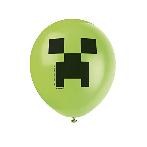 Unique Minecraft 12 Inch Latex Balloons [8 Per Package] von Unique