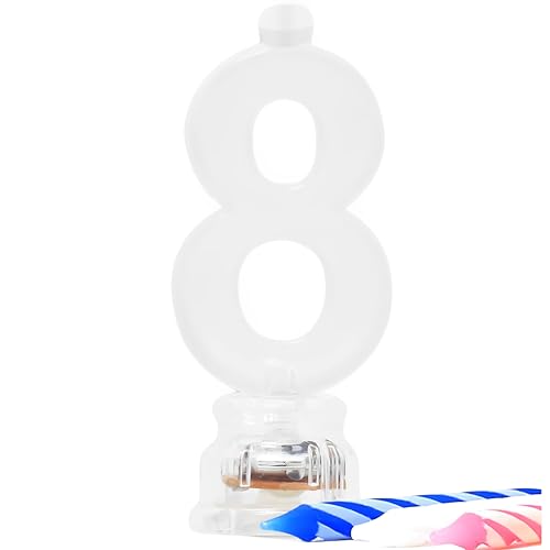 Unique Party Supplies 37538 Kerzenhalter für blinkende Geburtstagskerzen - Zahl 8 - enthält 4 Kerzen Unique Party Supplies 37538 Kerzenhalter für blinkende Geburtstagskerzen - Zahl 8 - enthält 4 Kerzen von Unique