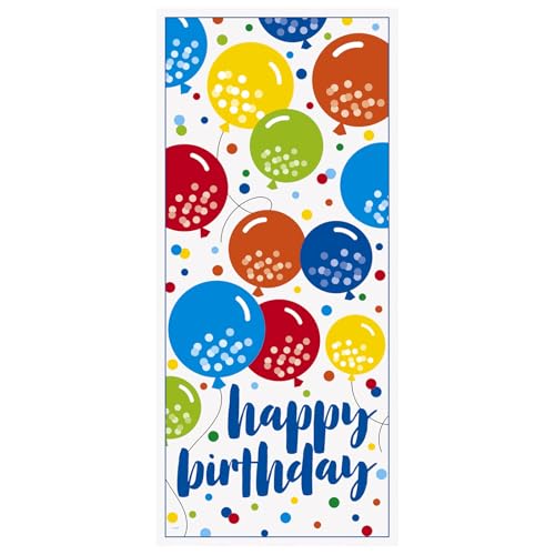 Luftballon-Cheer, lebendiges "Happy Birthday"-Türposter (20 x 28 cm), mehrfarbig und Unique Feier-Dekoration, perfekt für Zuhause und Party, 1 Stück Luftballon-Cheer, lebendiges "Happy Birthday"-Türposter (20 x 28 cm), mehrfarbig und Unique Feier-Dekoration, perfekt für Zuhause und Party, 1 Stück von Unique