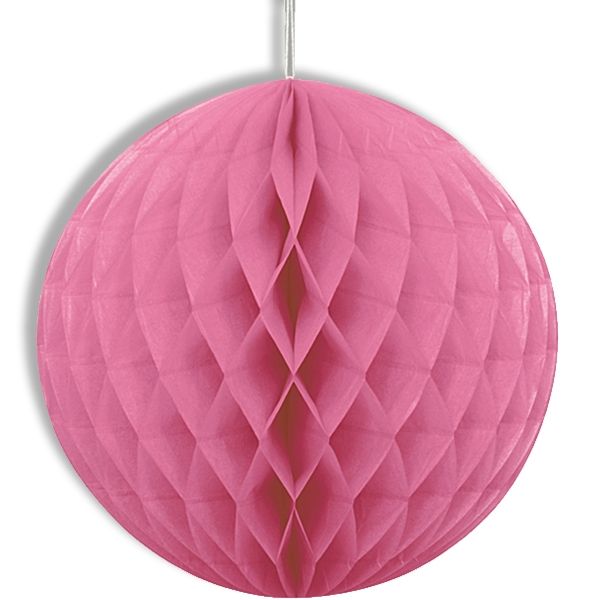 Wabenball rosa, 20cm, mit Schnur zum Aufhängen, Papier, 1 Stück Wabenball rosa, 20cm, mit Schnur zum Aufhängen, Papier, 1 Stück von Unique
