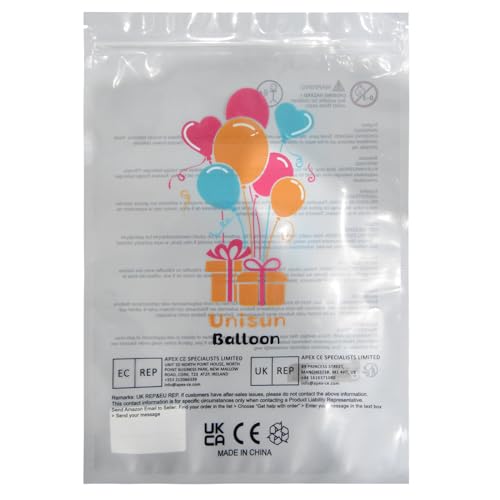 Unisun 10. Geburtstag Luftballons, 10 Jahre Geburtstag Dekorationen für Junge, Happy Birthday Schwarz Gold 10 Jahrestag Ballons Deko für Geburtstag Party Supplies von Unisun
