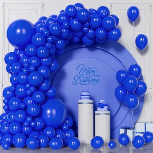 Visun Königs Blaue Luftballons, 130 Stück Dunkel Blau Ballon Girlanden Bogen Set, 5/9/10/12/18 Zoll Blau Ballon Für Jungen Männer Frauen Mädchen Hochzeit Geburtstag Babyparty Party Jahrestag Deko Visun Königs Blaue Luftballons, 130 Stück Dunkel Blau Ballon Girlanden Bogen Set, 5/9/10/12/18 Zoll Blau Ballon Für Jungen Männer Frauen Mädchen Hochzeit Geburtstag Babyparty Party Jahrestag Deko von Unisun