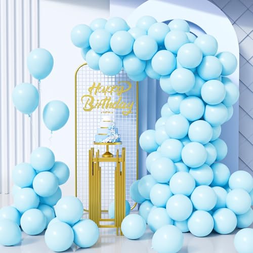 Unisun Luftballons Blau Pastell, 100Stück 10Zoll Macaron Baby Blau Latex Ballons Girlande Männer Junge Kind Gender Reveal Baby Shower Geburtstag Hochzeit Jahrestag Verlobung Valentinstag Jubiläum Deko Unisun Luftballons Blau Pastell, 100Stück 10Zoll Macaron Baby Blau Latex Ballons Girlande Männer Junge Kind Gender Reveal Baby Shower Geburtstag Hochzeit Jahrestag Verlobung Valentinstag Jubiläum Deko von Unisun