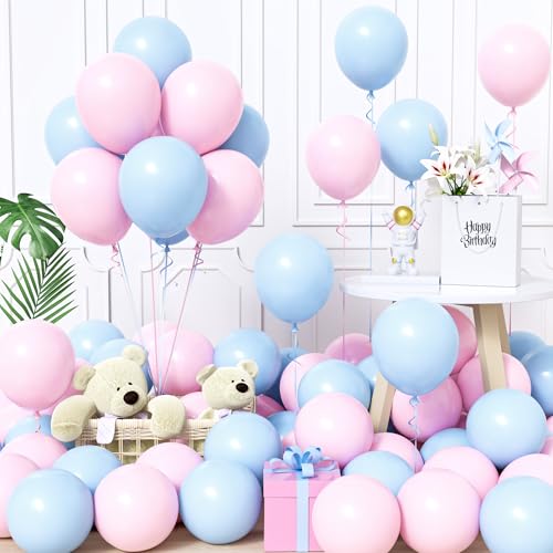 Unisun Luftballons Blau und Rosa, 60Stück 12Zoll Ballons Pastell Macaron Baby Blau Rosa Latex Luftballon Jungen Mädchen Kind Gender Reveal Taufe Babyparty Geburtstag Hochzeit Jubiläum Verlobung Deko Unisun Luftballons Blau und Rosa, 60Stück 12Zoll Ballons Pastell Macaron Baby Blau Rosa Latex Luftballon Jungen Mädchen Kind Gender Reveal Taufe Babyparty Geburtstag Hochzeit Jubiläum Verlobung Deko von Unisun