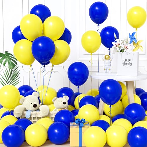 Unisun Luftballons Dunkel Blau und Gelb, 60Stück 12Zoll Ballons Matt Blau Gelb Latex Luftballon Jungen Männer Kinder Babyparty Geburtstag Hochzeit Jubiläum Abschlussfeier Verlobung Bachelor Deko Unisun Luftballons Dunkel Blau und Gelb, 60Stück 12Zoll Ballons Matt Blau Gelb Latex Luftballon Jungen Männer Kinder Babyparty Geburtstag Hochzeit Jubiläum Abschlussfeier Verlobung Bachelor Deko von Unisun