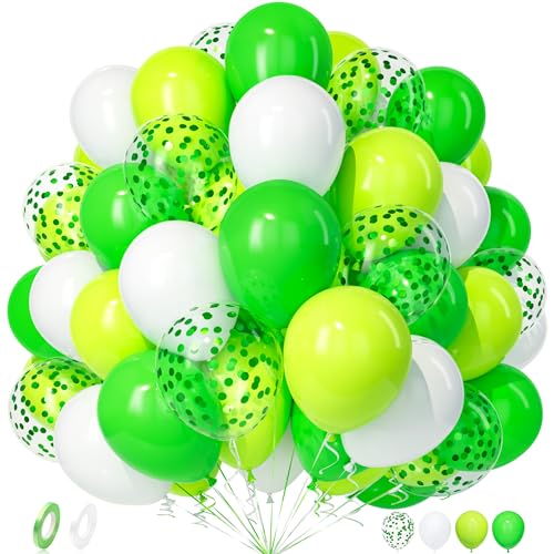 Unisun Luftballons Grün Weiß, 50 Stück Ballons Weiss Grün Fruchtgrün Konfetti Luftballon Männer Junge Kinder Geburtstag Jubiläum Babyparty Hochzeit Verlobung Dschungel Dinosaurier Tier Party Deko Unisun Luftballons Grün Weiß, 50 Stück Ballons Weiss Grün Fruchtgrün Konfetti Luftballon Männer Junge Kinder Geburtstag Jubiläum Babyparty Hochzeit Verlobung Dschungel Dinosaurier Tier Party Deko von Unisun