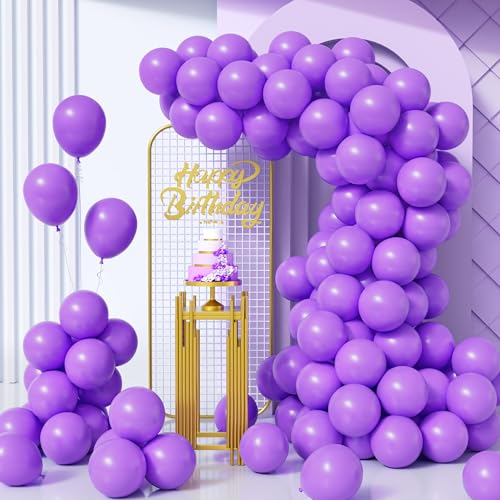 Unisun Luftballons Lila, 100Stück 10Zoll Matt Violett Latex Ballons Girlande Frauen Männer Kind Geburtstag Hochzeit Jahrestag Verlobung Valentinstag Jubiläum Braut Bachelor Party Halloween Dekorations Unisun Luftballons Lila, 100Stück 10Zoll Matt Violett Latex Ballons Girlande Frauen Männer Kind Geburtstag Hochzeit Jahrestag Verlobung Valentinstag Jubiläum Braut Bachelor Party Halloween Dekorations von Unisun