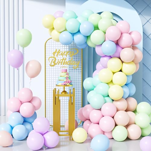Unisun Luftballons Pastell, 100Stück 10Zoll Macaron Blau Rosa Grün Gelb Lila Orange Ballons Junge Mädchen Kind Geburtstag Hochzeit Jahrestag Verlobung Valentinstag Baby Shower Jubiläum Deko Unisun Luftballons Pastell, 100Stück 10Zoll Macaron Blau Rosa Grün Gelb Lila Orange Ballons Junge Mädchen Kind Geburtstag Hochzeit Jahrestag Verlobung Valentinstag Baby Shower Jubiläum Deko von Unisun