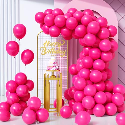Unisun Luftballons Pink, 100Stück 10Zoll Matt Pinke Hot Fuchsia Dunkel Rosa Latex Ballons Girlande Frauen Mädchen Kind Geburtstag Hochzeit Jahrestag Verlobung Valentinstag Jubiläum Brautparty Deko Unisun Luftballons Pink, 100Stück 10Zoll Matt Pinke Hot Fuchsia Dunkel Rosa Latex Ballons Girlande Frauen Mädchen Kind Geburtstag Hochzeit Jahrestag Verlobung Valentinstag Jubiläum Brautparty Deko von Unisun