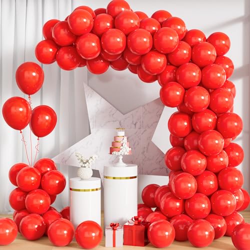Unisun Luftballons Rot, 100Stück 10Zoll Matt Rote Latex Ballons Girlande Mädchen Frauen Kinder Geburtstag Hochzeit Jahrestag Verlobung Valentinstag Baby Shower Jubiläum Abschlussfeier Christmas Deko Unisun Luftballons Rot, 100Stück 10Zoll Matt Rote Latex Ballons Girlande Mädchen Frauen Kinder Geburtstag Hochzeit Jahrestag Verlobung Valentinstag Baby Shower Jubiläum Abschlussfeier Christmas Deko von Unisun