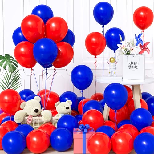 Unisun Luftballons Rot und Blau, 60Stück 12Zoll Ballons Matt Dunkel Blau Rot Latex Luftballon Frauen Männer Kinder Babyparty Geburtstag Hochzeit Jubiläum Abschlussfeier Verlobung Bachelor Deko Unisun Luftballons Rot und Blau, 60Stück 12Zoll Ballons Matt Dunkel Blau Rot Latex Luftballon Frauen Männer Kinder Babyparty Geburtstag Hochzeit Jubiläum Abschlussfeier Verlobung Bachelor Deko von Unisun