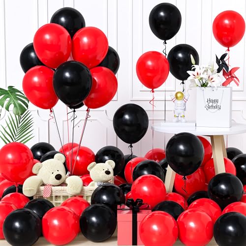 Unisun Luftballons Schwarz und Rot, 60Stück 12Zoll Ballons Matt Rot Schwarz Latex Luftballon Jungen Männer Kind Babyparty Geburtstag Hochzeit Jubiläum Abschlussfeier Verlobung Bachelor Deko Unisun Luftballons Schwarz und Rot, 60Stück 12Zoll Ballons Matt Rot Schwarz Latex Luftballon Jungen Männer Kind Babyparty Geburtstag Hochzeit Jubiläum Abschlussfeier Verlobung Bachelor Deko von Unisun