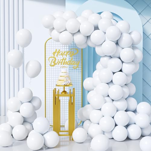 Unisun Luftballons Weiß, 100Stück 10Zoll Pastell Weiß Ballons Girlande Männer Frauen Kinder Geburtstag Hochzeit Jahrestag Verlobung Valentinstag Baby Shower Jubiläum Abschlussfeier Party Dekorationen Unisun Luftballons Weiß, 100Stück 10Zoll Pastell Weiß Ballons Girlande Männer Frauen Kinder Geburtstag Hochzeit Jahrestag Verlobung Valentinstag Baby Shower Jubiläum Abschlussfeier Party Dekorationen von Unisun