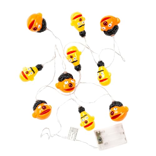 United Labels Sesamstraße Ernie & Bert Lichterkette 2 m 10 LEDs, warmweiß, innen, batteriebetrieben, USB-C Anschluss, LED Lichterkette innen für Wohnzimmer und Kinderzimmer United Labels Sesamstraße Ernie & Bert Lichterkette 2 m 10 LEDs, warmweiß, innen, batteriebetrieben, USB-C Anschluss, LED Lichterkette innen für Wohnzimmer und Kinderzimmer von United Labels