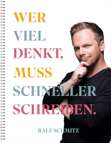 United Labels Ralf Schmitz Collegeblock - Wer viel denkt muss schnell schreiben Notizblock Spiralblock DIN A4 80 Blatt kariert gelocht perforiert United Labels Ralf Schmitz Collegeblock - Wer viel denkt muss schnell schreiben Notizblock Spiralblock DIN A4 80 Blatt kariert gelocht perforiert von United Labels