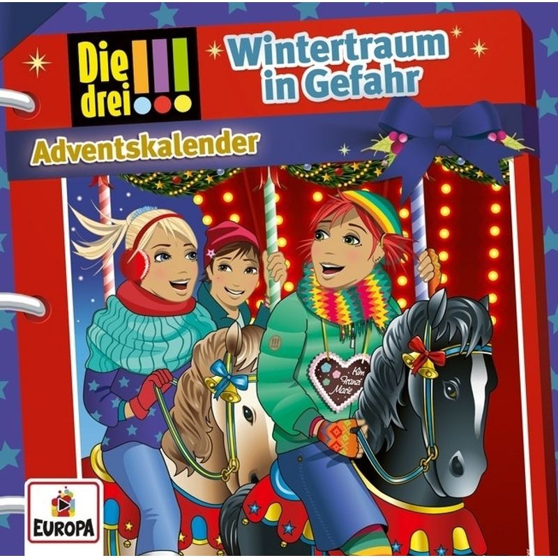 Die Drei Ausrufezeichen - Die Drei !!! - Wintertraum In Gefahr - Adventskalender,2 Audio-Cd - Mira Sol (Hörbuch) von United Soft Media (USM)