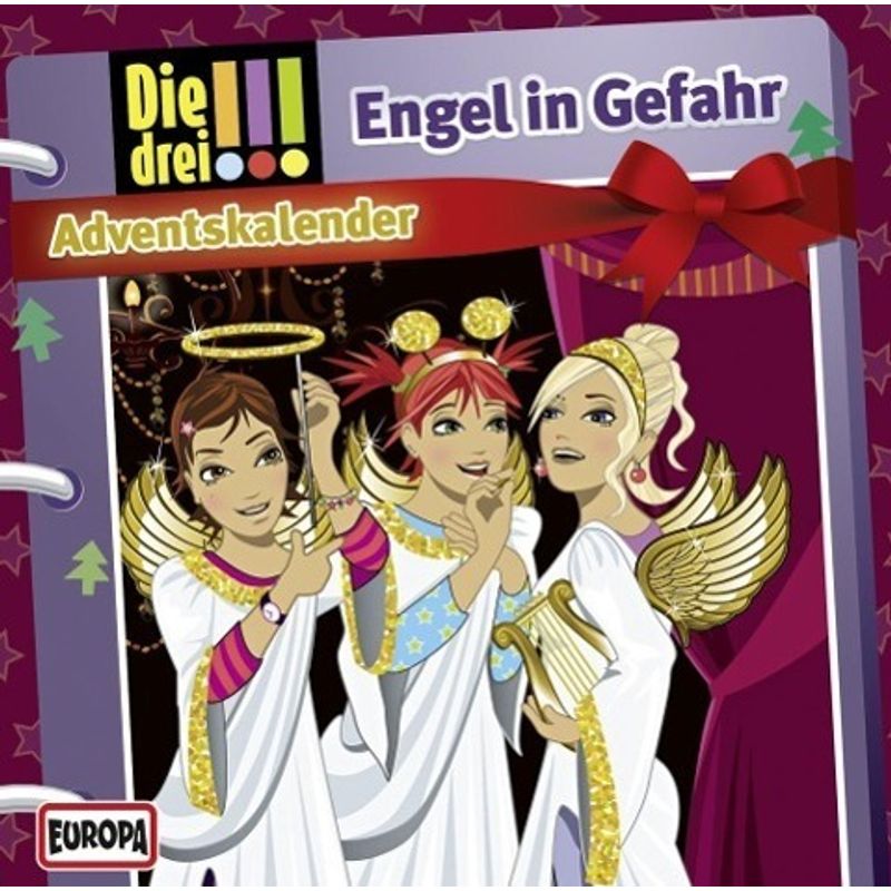 Die Drei !!! - Adventskalender - Engel In Gefahr, 2 Audio-Cds - Die Drei !!! (Hörbuch) von United Soft Media (USM)