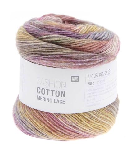 Rico Design Fashion Cotton Merino Lace Color: 04 Flowers Rico Design Fashion Cotton Merino Lace Color: 04 Flowers von Universal Yarn