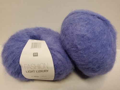 Rico Fashion Light Luxury Fb. 25 hell lila, leichte Wolle mit Alpakawolle zum Stricken Rico Fashion Light Luxury Fb. 25 hell lila, leichte Wolle mit Alpakawolle zum Stricken von Universal Yarn