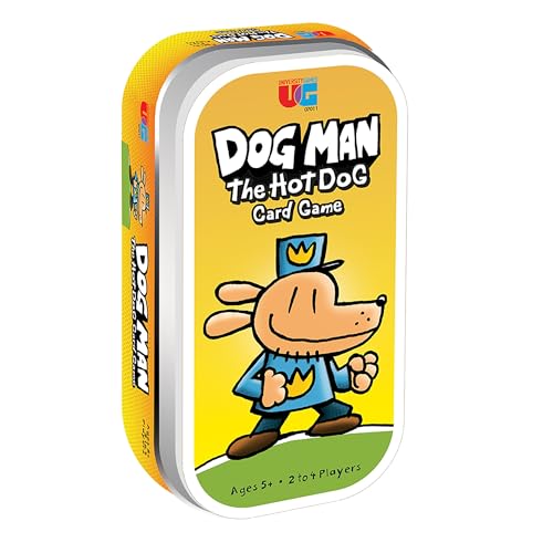 University Games Dog Man The Hot Dog Card Game, 2-4 Players, Yellow, One Size,07011 von University Games