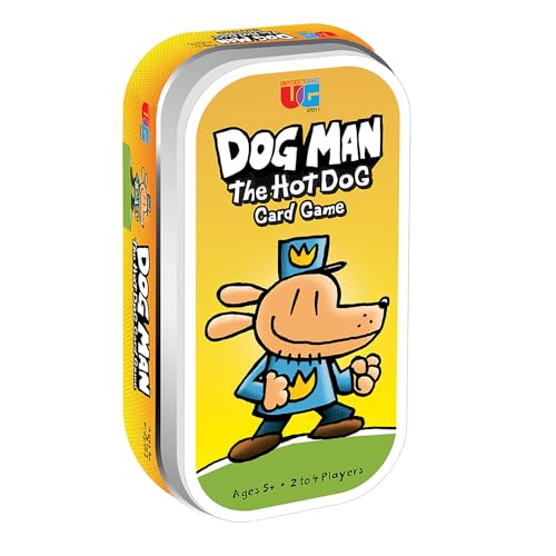 University Games Dog Man The Hot Dog Card Game, 2-4 Players, Yellow, One Size,07011 von University Games