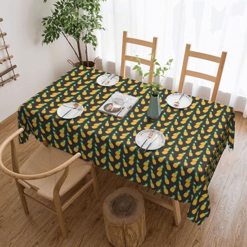 Unkhtt Tischdecke, Ananas, wasserdicht, rechteckig, wiederverwendbar, für Esszimmer, Hochzeit, Party, 137 x 183 cm Unkhtt Tischdecke, Ananas, wasserdicht, rechteckig, wiederverwendbar, für Esszimmer, Hochzeit, Party, 137 x 183 cm von Unkhtt
