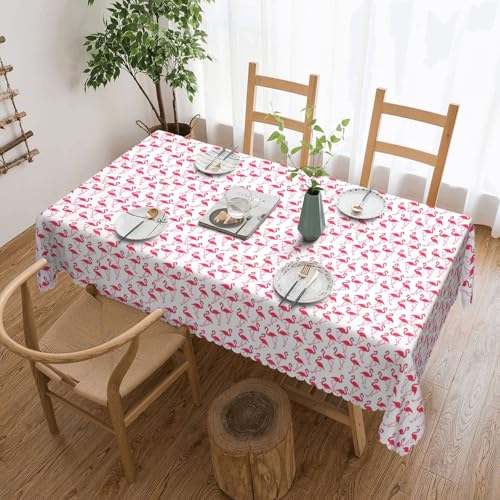 Unkhtt Tischdecke, wasserdicht, rechteckig, 137 x 183 cm, wiederverwendbar, für Esszimmer, Hochzeit, Party, Rosa Unkhtt Tischdecke, wasserdicht, rechteckig, 137 x 183 cm, wiederverwendbar, für Esszimmer, Hochzeit, Party, Rosa von Unkhtt