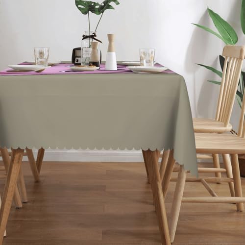 Unkhtt Tischdecke, wasserdicht, rechteckig, 137 x 183 cm, wiederverwendbar, für Esszimmer, Hochzeit, Party Unkhtt Tischdecke, wasserdicht, rechteckig, 137 x 183 cm, wiederverwendbar, für Esszimmer, Hochzeit, Party von Unkhtt