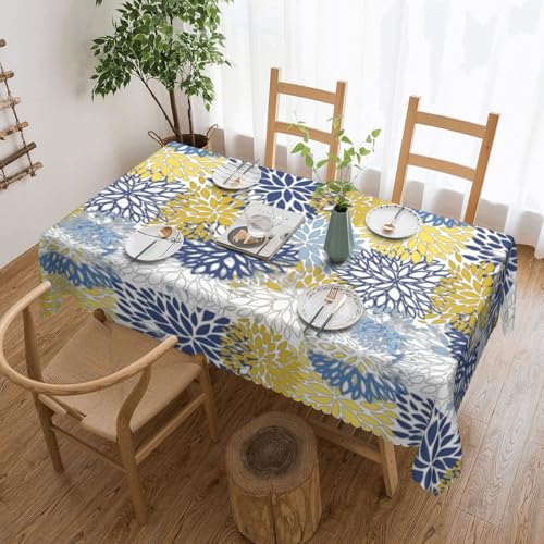 Unkhtt Tischdecke, wasserdicht, rechteckig, wiederverwendbar, für Esszimmer, Hochzeit, Party, 137 x 183 cm Unkhtt Tischdecke, wasserdicht, rechteckig, wiederverwendbar, für Esszimmer, Hochzeit, Party, 137 x 183 cm von Unkhtt