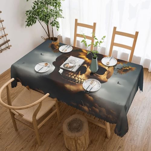 Unkhtt Tischdecke mit Sonnenblumen-Motiv, wasserdicht, rechteckig, wiederverwendbar, für Esszimmer, Hochzeit, Party, 137 x 183 cm Unkhtt Tischdecke mit Sonnenblumen-Motiv, wasserdicht, rechteckig, wiederverwendbar, für Esszimmer, Hochzeit, Party, 137 x 183 cm von Unkhtt