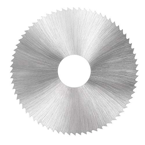 HSS Sägeblatt 63mm 72Zähne Kreissägeblatt 1mm Stärke mit 16mm Welle für Holz, Kunststoff, Metall, Laminat, Trockenbauwände von Unknown