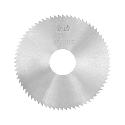 Mini-Kreissägeblätter, 60 x 16 x 0,4 mm, 72 Zähne, HSS Sägeblatt für Holz Metall von Unknown