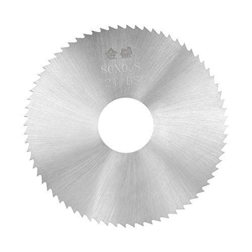 Mini-Kreissägeblätter, 80 x 22 x 0,8 mm, 72 Zähne, HSS Sägeblatt für Holz Metall von Unknown