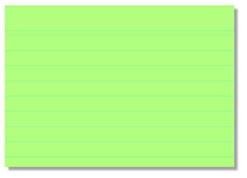 Omega Karteikarten 6713, A7, liniert mit Kopfzeile, grün, 100 Stück von Unknown