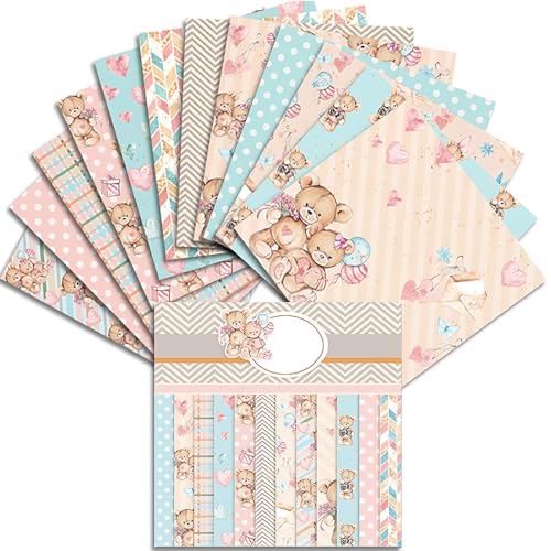 Scrapbook-Papier, klassischer Stil, 30,5 x 30,5 cm, 24 Blatt, einseitig, dekoratives Bastelpapier für Bastelarbeiten, Scrapbooking, Tagebuch, Fotoalbum, Basteln und Kartenherstellung Scrapbook-Papier, klassischer Stil, 30,5 x 30,5 cm, 24 Blatt, einseitig, dekoratives Bastelpapier für Bastelarbeiten, Scrapbooking, Tagebuch, Fotoalbum, Basteln und Kartenherstellung von Unoschrim