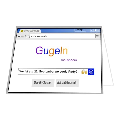 Einladungskarten zum Geburtstag Erwachsene, Mann Frau, 40 50 60 70 jedes Alter und Text änderbar, Klappkarte mit Nut, Fotokarte gedruckt auf Karton 5-200 Stück von Unser-Festtag