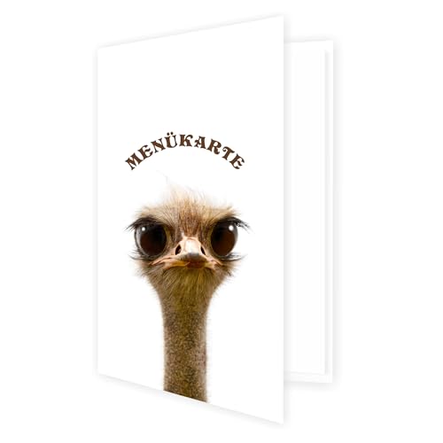 Unser-Festtag 1 Menükarte mit Motiv Vogel und blanko Einlegeblatt Unser-Festtag 1 Menükarte mit Motiv Vogel und blanko Einlegeblatt von Unser-Festtag