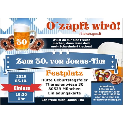 Unser-Festtag Moderne Einladungen zum Geburtstag mit Spruch - coole, lustige und witzige Karten - mit Wunschtext, Menge 50 Unser-Festtag Moderne Einladungen zum Geburtstag mit Spruch - coole, lustige und witzige Karten - mit Wunschtext, Menge 50 von Unser-Festtag