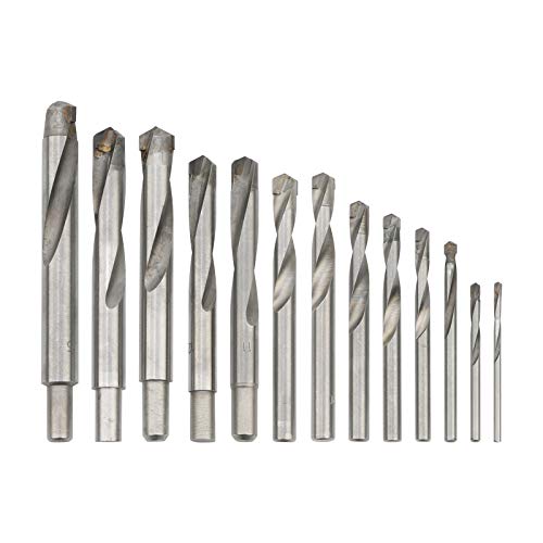 Unxuey Spiralbohrer aus Wolframstahl, Hartmetall, YG-Legierung, Klinge für Edelstahl/Kupfer/Aluminium/Zink-Legierung, 3 4 5 6 7 8 9 10 11 12 13,5 14 15 mm, 13 Stück Unxuey Spiralbohrer aus Wolframstahl, Hartmetall, YG-Legierung, Klinge für Edelstahl/Kupfer/Aluminium/Zink-Legierung, 3 4 5 6 7 8 9 10 11 12 13,5 14 15 mm, 13 Stück von Unxuey