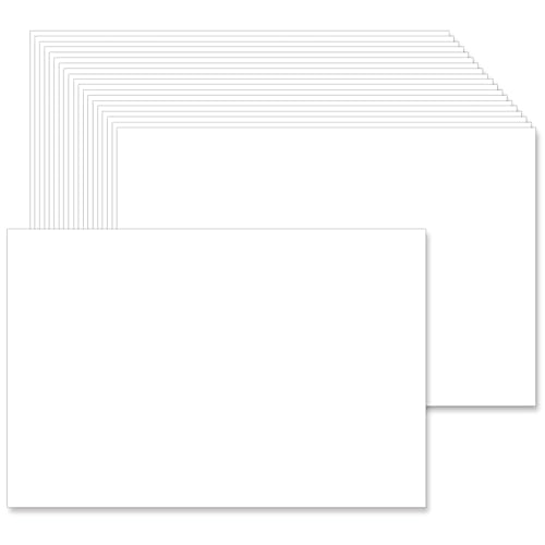 100 Blätter Postkarten Blanko,10.2 x 15.2 cm Blanko Karten Zum Selbstgestalten,Moderationskarten Set,230g/m² Karteikarten A6 Blanko,Blanko Papier Karten Für Postkarten,DIY,Grußkarten (Weiss) von Uonekamo