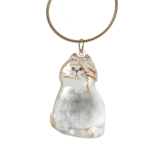 Cat Hair Storage Bottle, Clear Portable Small Storage Bin, 1.77 Inches Pet Keepsake Container, Travel Friendly Hairs Collector, Sympathy Memorial, Home and Outdoor Use von Uonguon