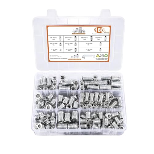 Hexagon Socket Nuts Set, Assortment Fastener Kit, Durable Hardware with Hex Spanner Tool, Reliable Bolt Connection, Ideal Threaded Inserts for Furniture Pine Plywood Projects Hexagon Socket Nuts Set, Assortment Fastener Kit, Durable Hardware with Hex Spanner Tool, Reliable Bolt Connection, Ideal Threaded Inserts for Furniture Pine Plywood Projects von Uonguon