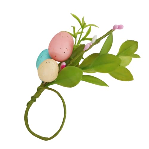 Servietten Ringe,Osterei Deko Ringe für Servietten,Tischserviettenringe - Für Hochzeiten Feiertage Geburtstage Familienfeiern Weihnachtsessen von Uonguon