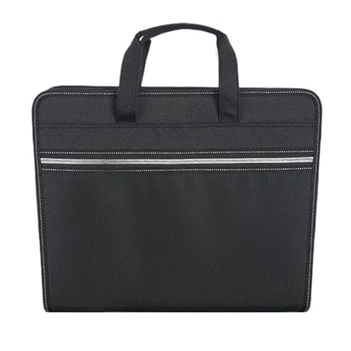 Travel Document Organizer, Business File Bag, Waterproof Accordion Folder, Multiple Compartments, Sturdy Construction, 13.98x11.42x1.77 Inches, Ideal For Secure Documents Storage von Uonguon