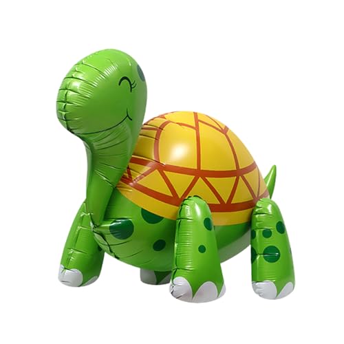 Turtle Balloon, 4d Walking Foil Balloons, 25.98x18.9x15.75 Inches Innovative Design, Large Smiling Sea Turtle for Animal Zoo Theme, Birthday, Baby Shower Decorations von Uonguon