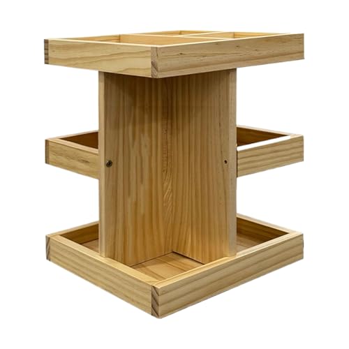 Uonguon Rotating Cosmetic Organizer, Multifunctional Container Carousel, 8.85x11.02 Inches, Removable Design, Adjustable Makeup Organizer for Desk, Bathroom, and Vanity Storage Uonguon Rotating Cosmetic Organizer, Multifunctional Container Carousel, 8.85x11.02 Inches, Removable Design, Adjustable Makeup Organizer for Desk, Bathroom, and Vanity Storage von Uonguon