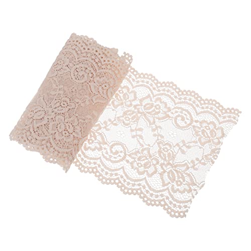 1 Rolle Floral Stretchy Lace Trim Elastisches Spitzenband für Diy Nähprojekte Tischdecken Vorhänge und Kleidung 1 Rolle Floral Stretchy Lace Trim Elastisches Spitzenband für Diy Nähprojekte Tischdecken Vorhänge und Kleidung von Uonlytech