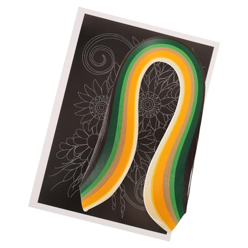 1 Satz Bastelset für Papierquilling Muster Quilling Papierstreifen DIY Handwerksmaterialien für Erwachsene und Basteln und Dekoration von Uonlytech
