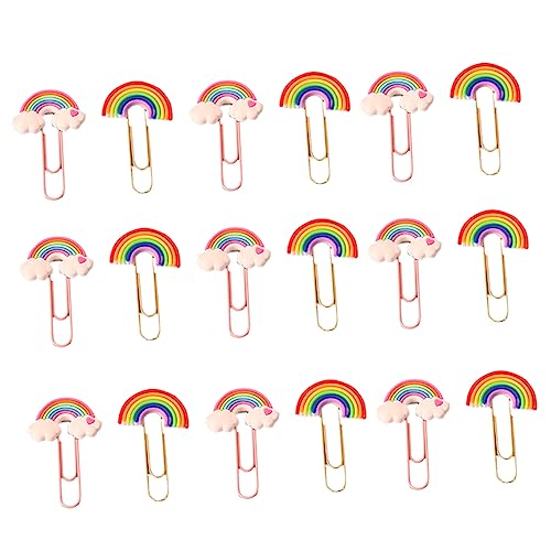 1 Satz Büroklammern Papierclips Und Vielseitige Büroklammern Für Dokumente Notizen Und Fotos Für Schule Und Büro 20 Stück von Uonlytech