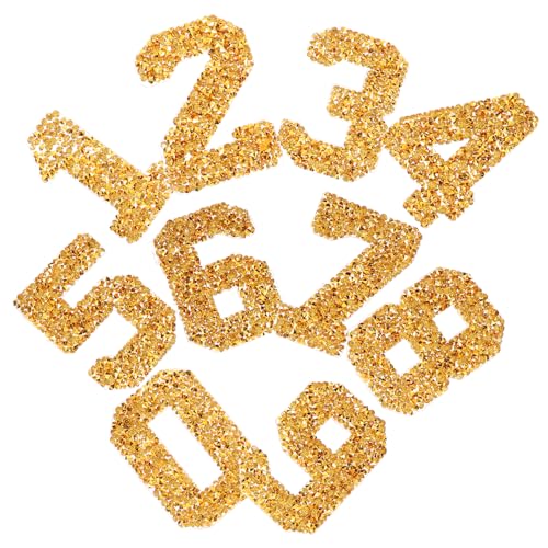 1 Satz Diy Nummern Patches Glitzernde Strass Aufnäher zum Aufbügeln für Kleidung Jeans Taschen Hochwertigem Material für Handarbeiten 1 Satz Diy Nummern Patches Glitzernde Strass Aufnäher zum Aufbügeln für Kleidung Jeans Taschen Hochwertigem Material für Handarbeiten von Uonlytech